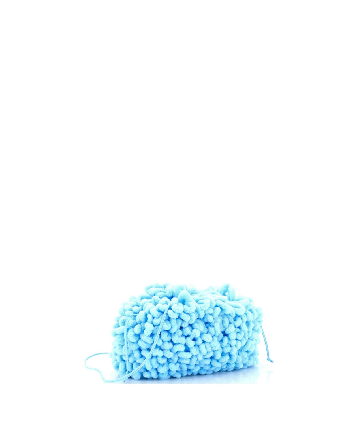 Pre-Owned Bottega Veneta Mini The Wave Pouch Twisted Chenille