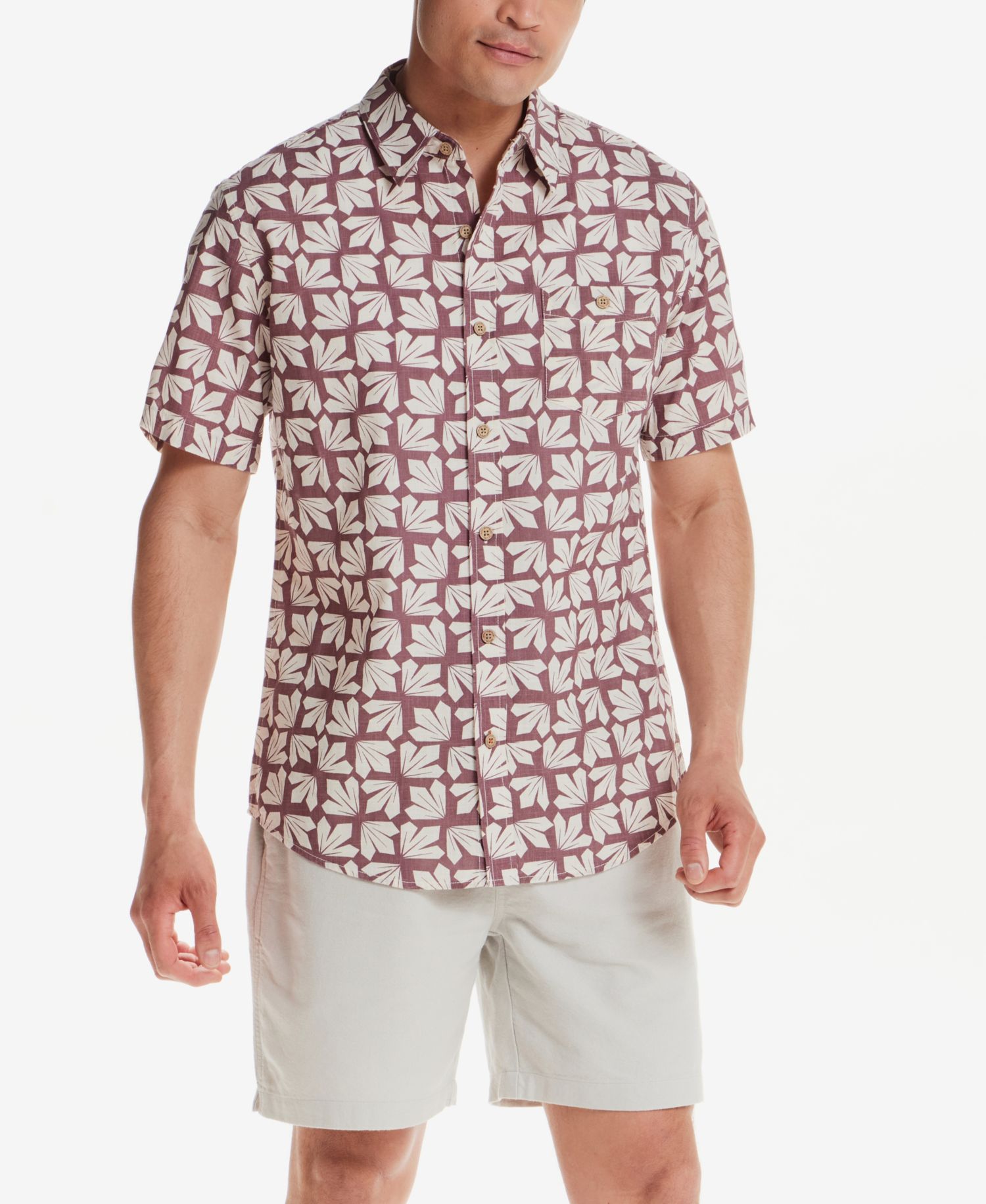 Men's Button-Down Short-Sleeve Shirt