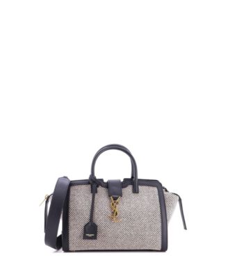 Baby Monogram Cabas Downtown Tweed and Leather