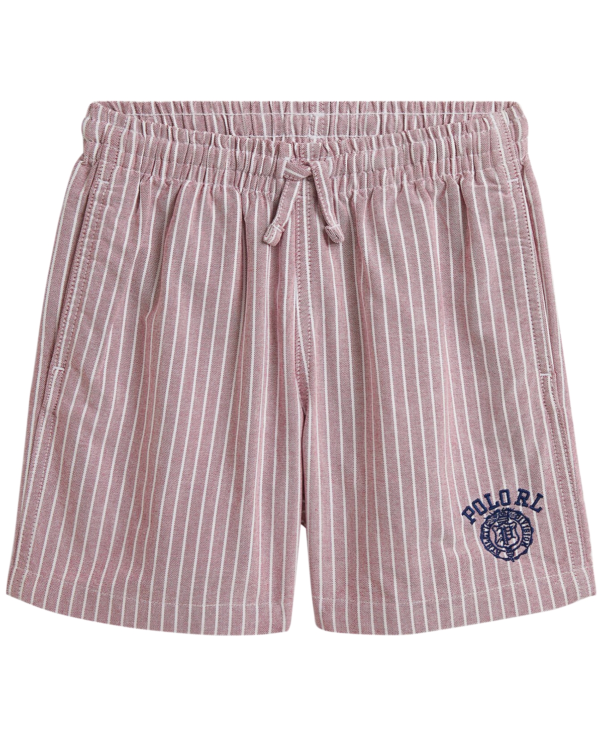 Polo Ralph Lauren Boys' 2T-7 Big Fit Striped Cotton Oxford Shorts