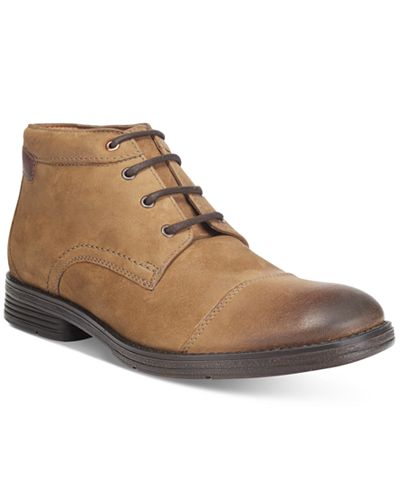 Clarks Men's Devington Cap-Toe Casual Chukka Boots