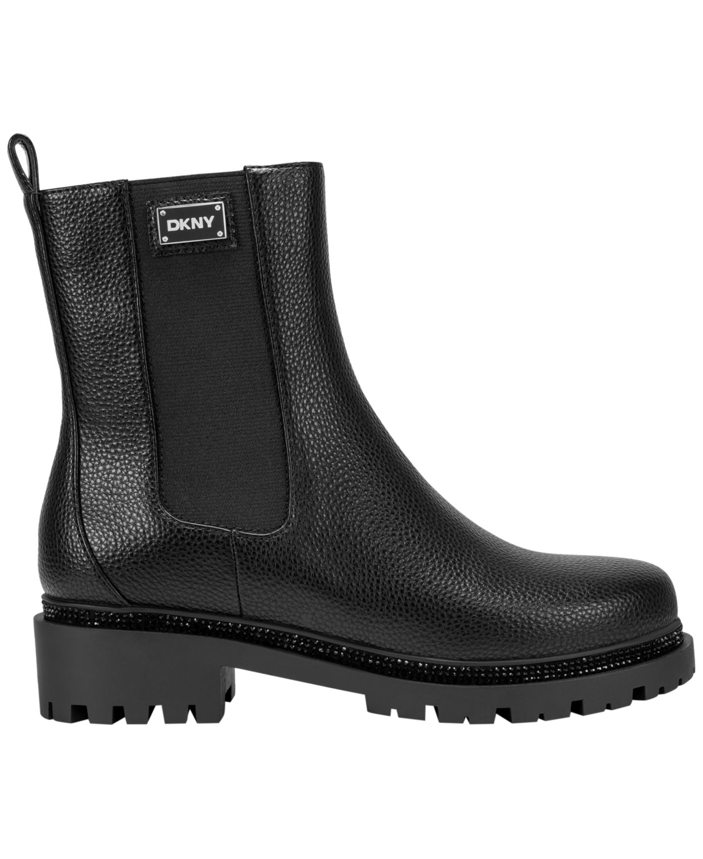 Женские ботинки DKNY Rick Round Toe Chelsea Booties, цвет: Чёрный — фото 2