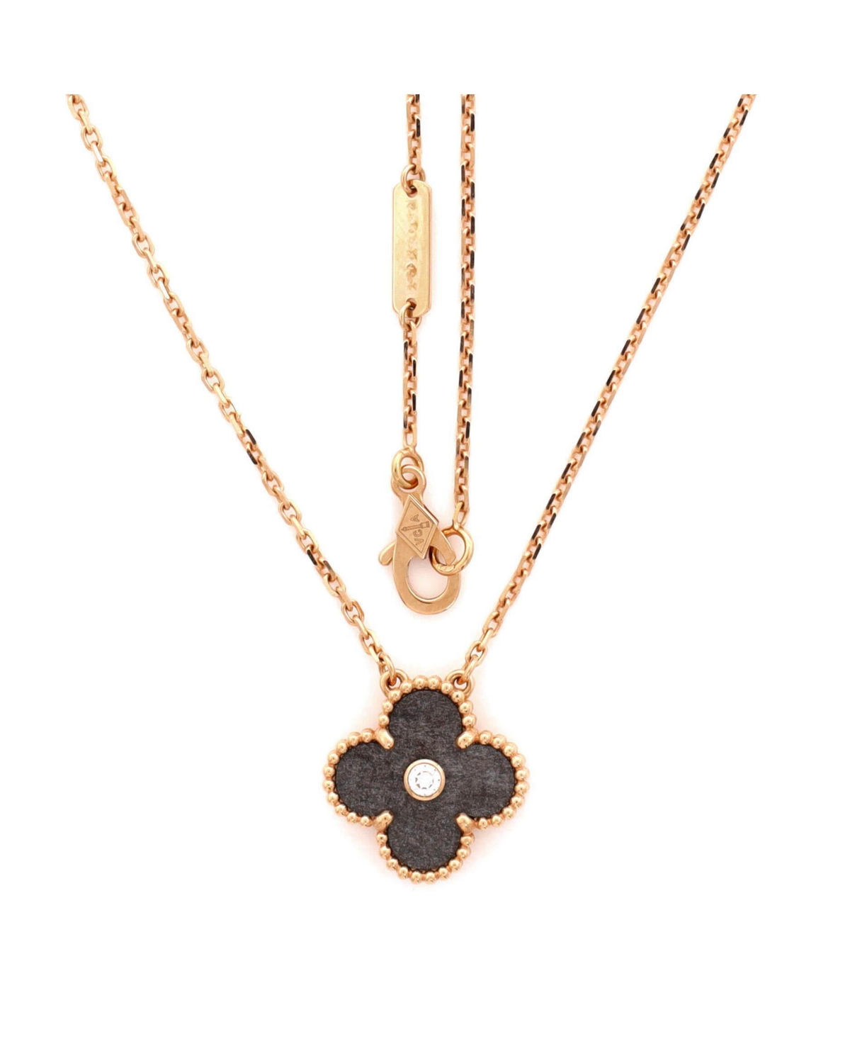 Pre-Owned Van Cleef & Arpels Vintage Alhambra Pendant Necklace