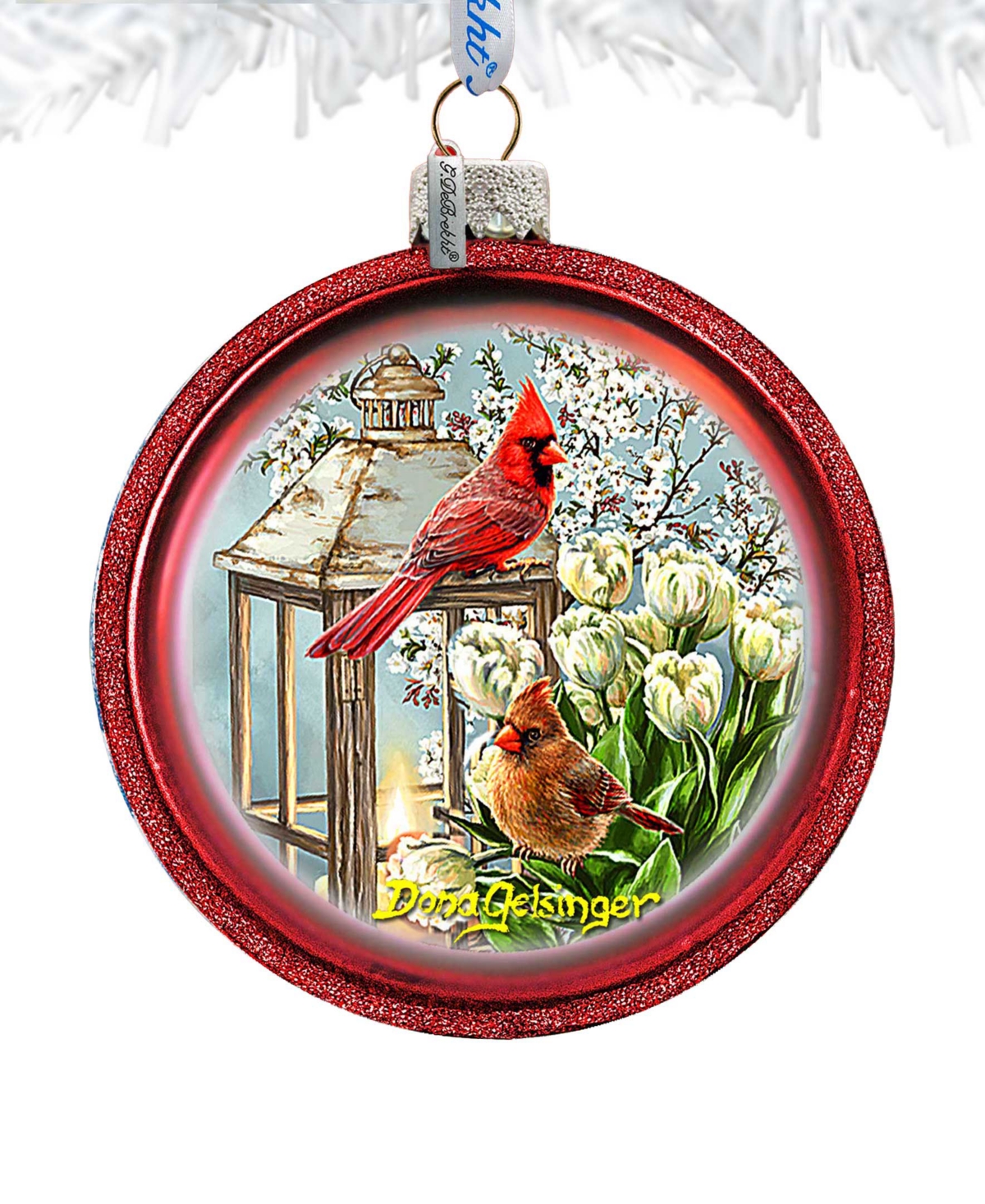 G.DeBrekht Birds Holiday Ornament