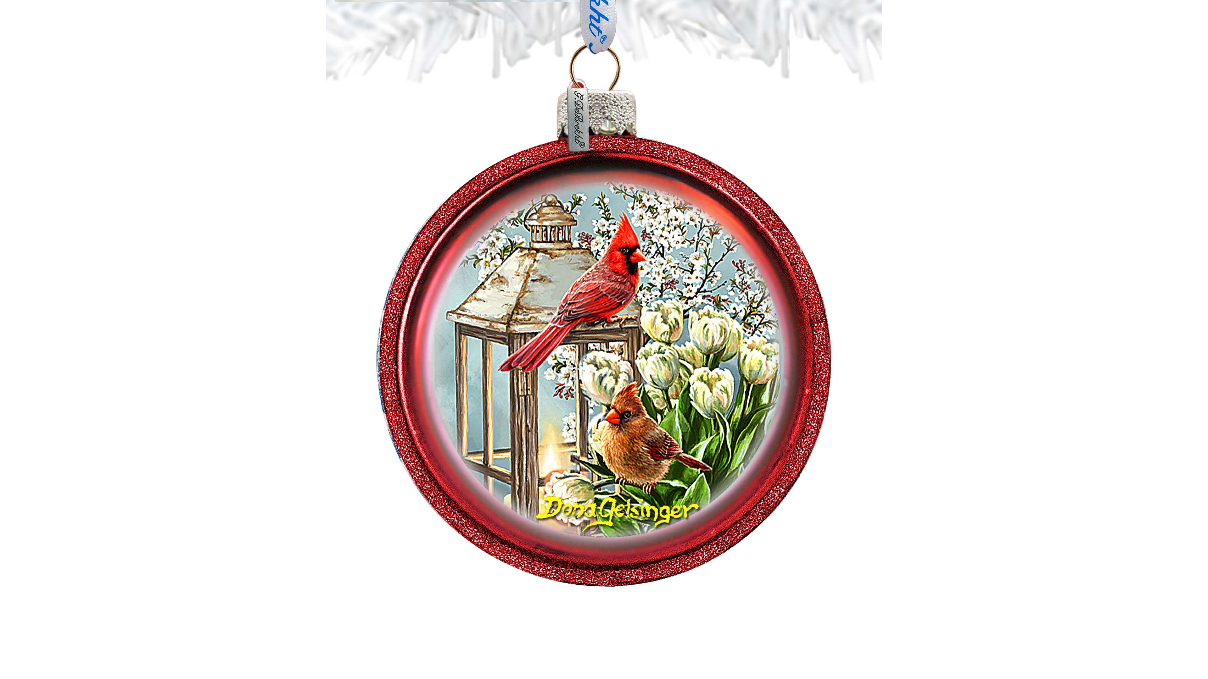 G.DeBrekht Birds Holiday Ornament
