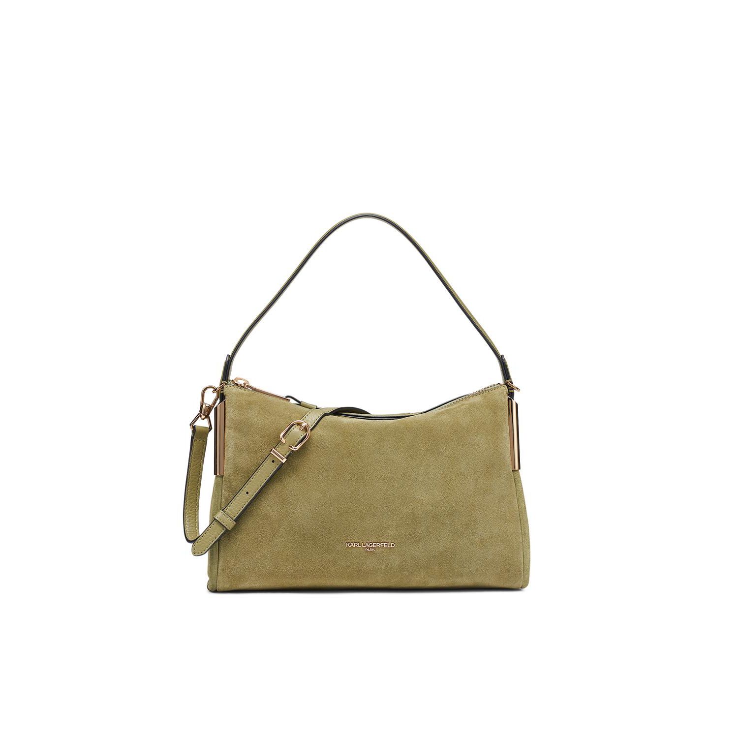 Valerie Large Suede Crossbody Handbag