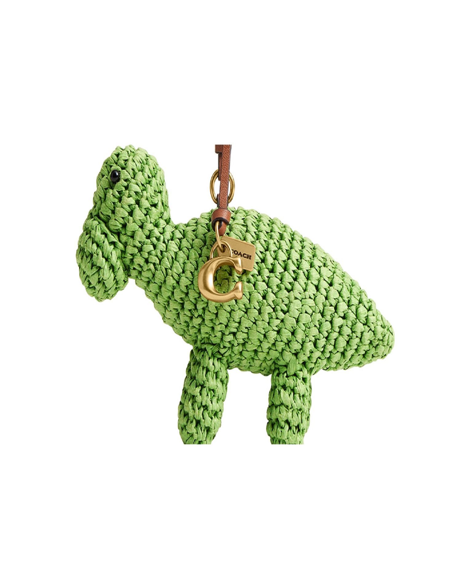 Dino Straw Bag Charm