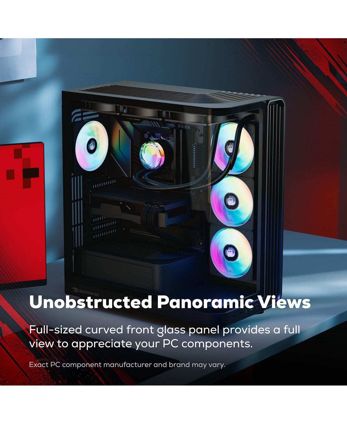 iBUYPOWER Trace TBA7N57T01 Liquid Cooled Gaming Desktop Computer, Amd Ryzen 7 9800X3D 4.7GHz, 32GB Ram, 2TB Ssd, Nvidia GeForce Rtx 5070Ti 16GB