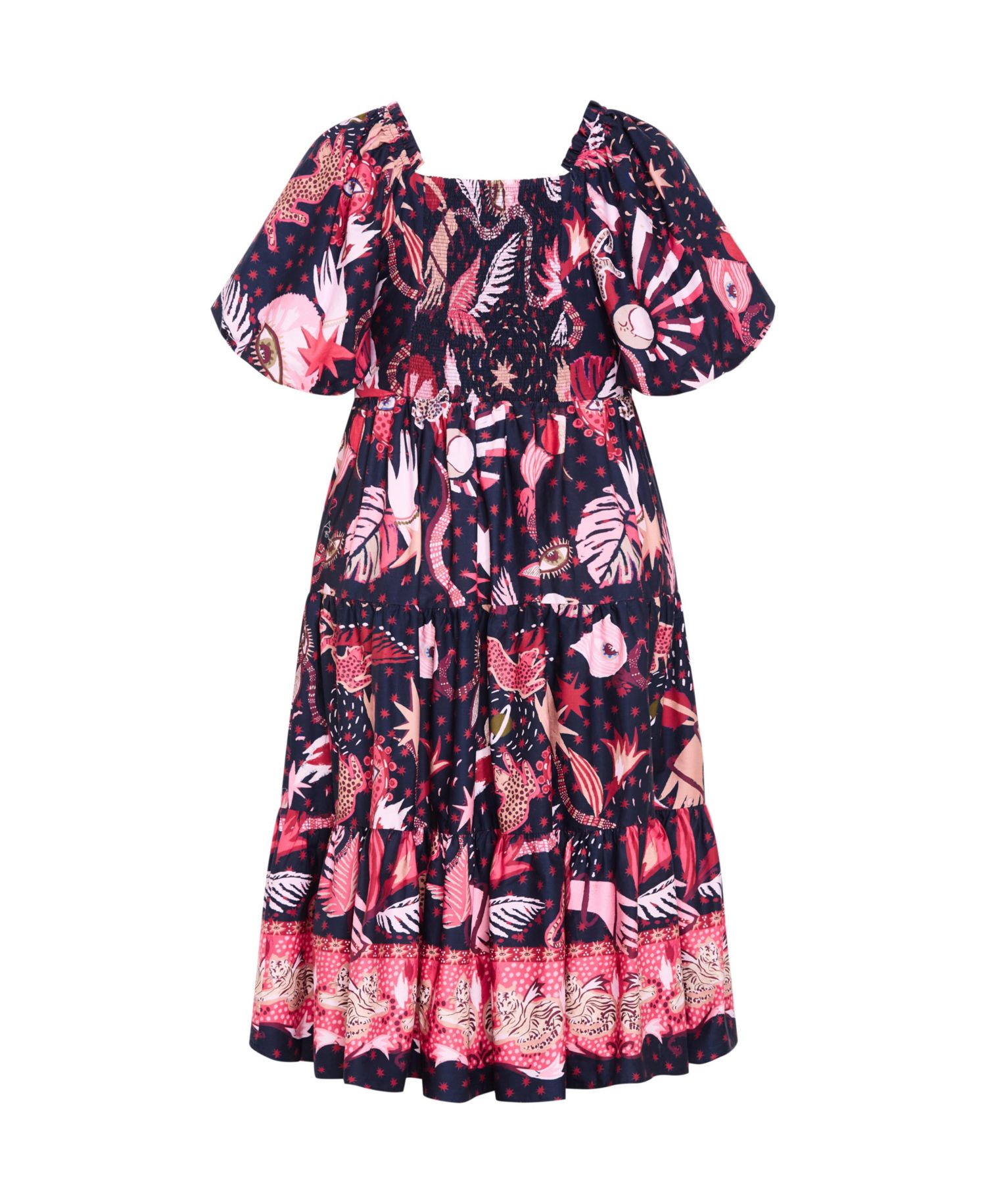 Women's Simona Print Puff Sleeve Dress