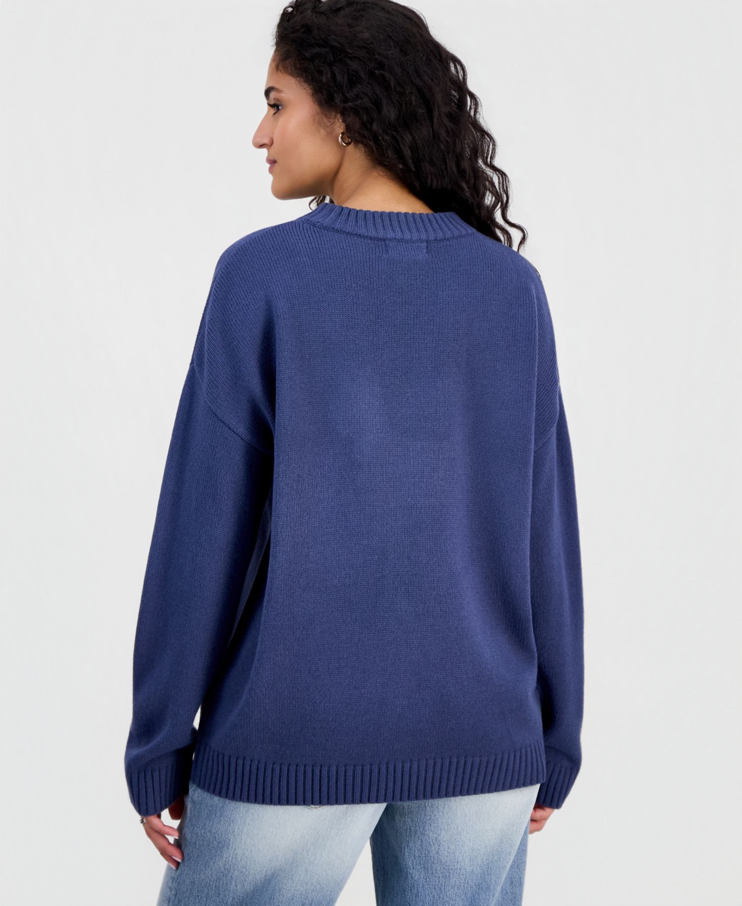 Juniors' Teddy Bear Tunic Sweater