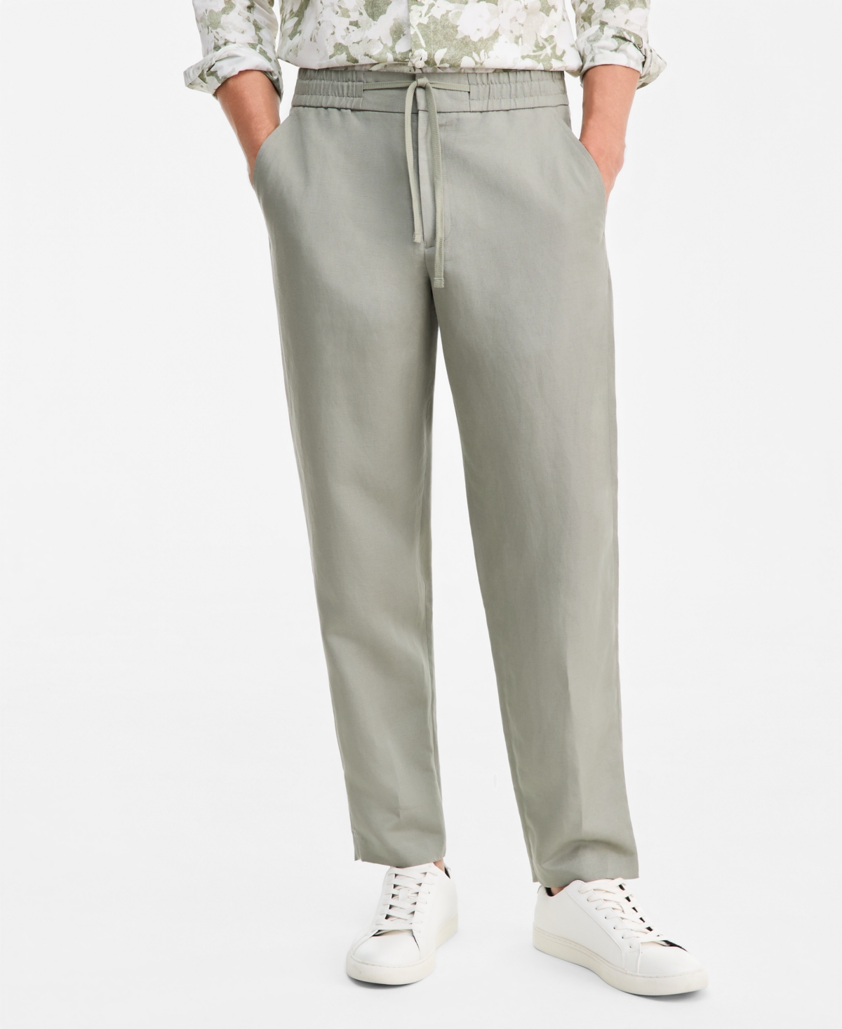 Alfani Men's Lightweight Linen Drawstring Pants, Macy's Exclusive