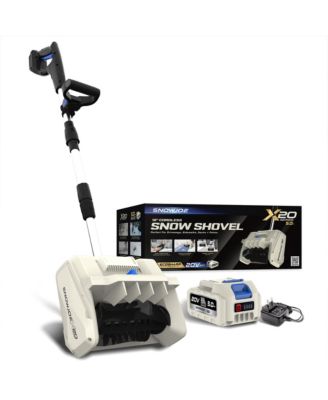 Cordless Snow Shovel Kit with 10inch  Wide x 5inch Deep Snow Cut, X20-SNOW-5A