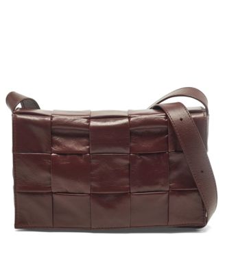 Women's Cassette Intrecciato Leather Shoulder Bag