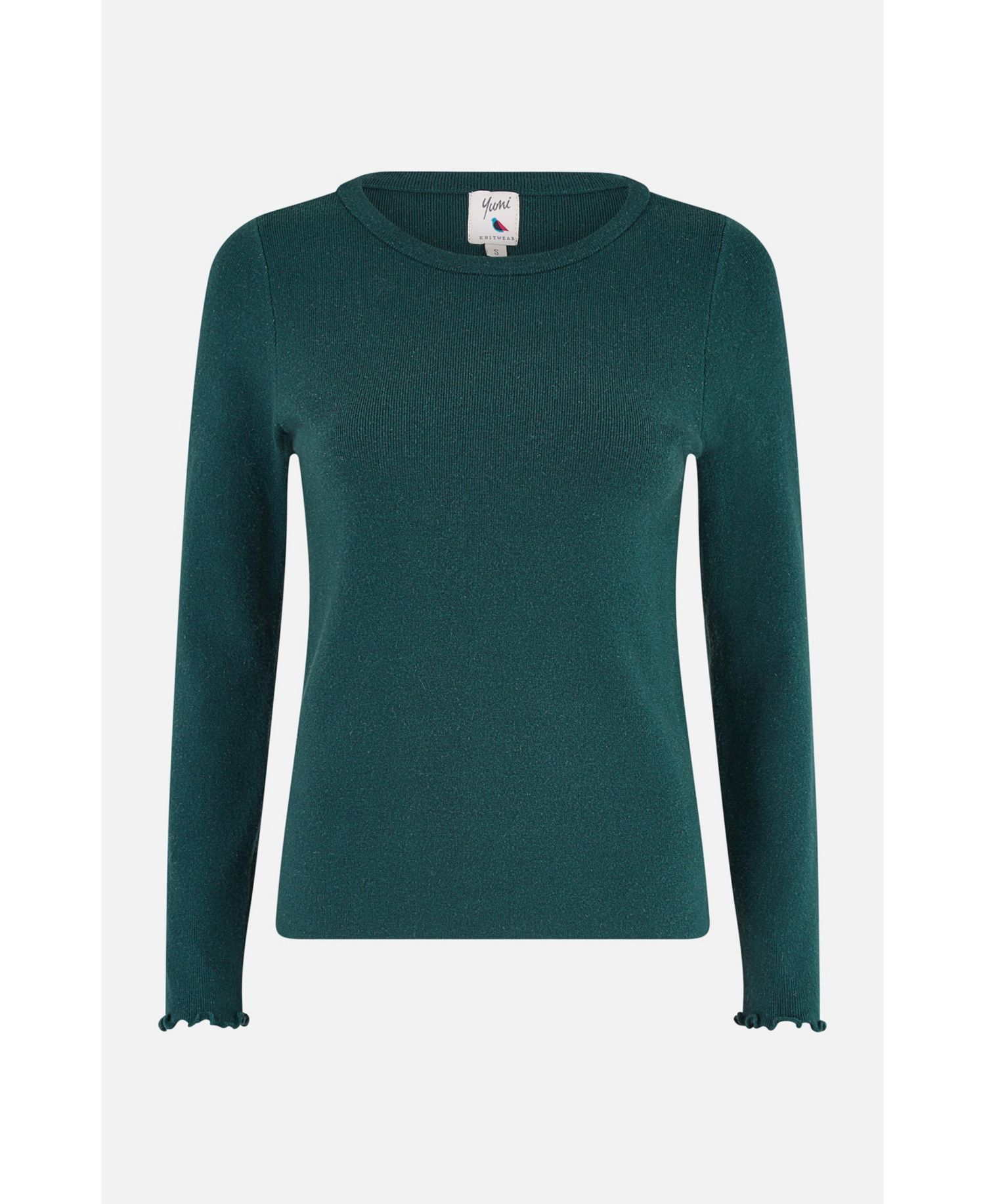 Women's Sparkle Long Sleeve Boatneck Knit Jumper