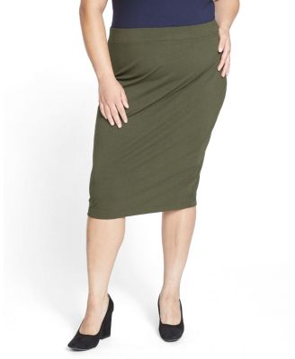 Women's Plus Size Danube Jersey Skirt