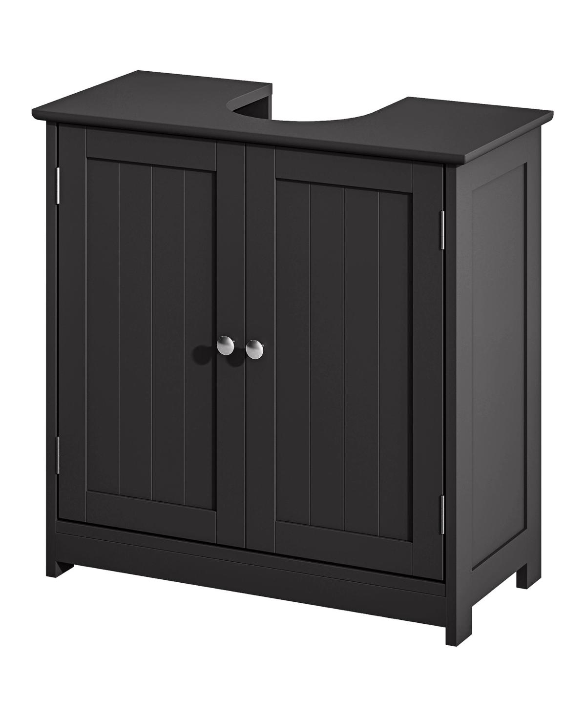 Sillysis 23.5 Inch Under Sink Bathroom Storage Cabinet with Adjustable Shelf, Space Saving Vanity for Small Bathrooms