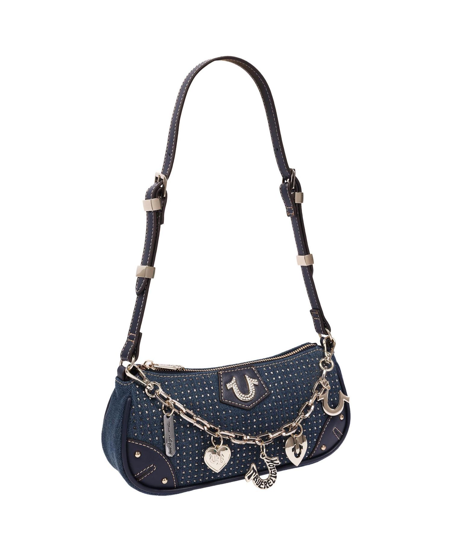 Women's Sparkle Denim Shoulder Bag