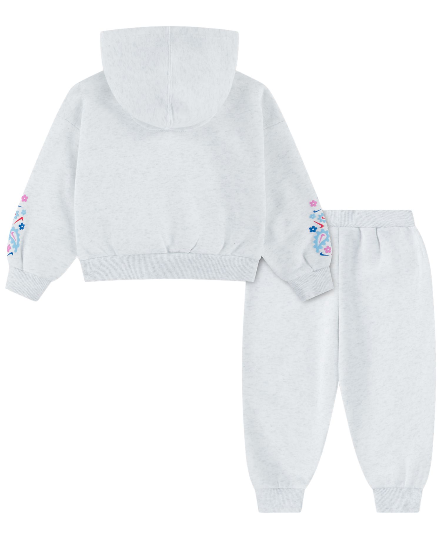 Girls' 2T-6X Retro Remix Long-Sleeve Hoddie and Joggers, 2-Piece Set