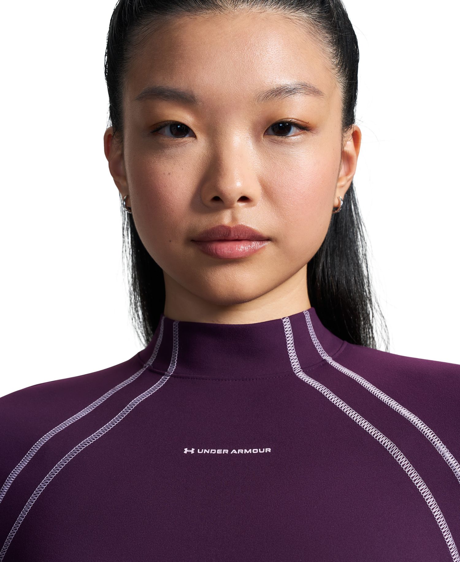 Women's Motion Long-Sleeve Mock-Neck Top