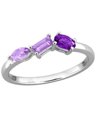 Amethyst (5/8 ct. t.w.) Ring in Sterling Silver (Also Available in Blue Topaz, Rhodolite)