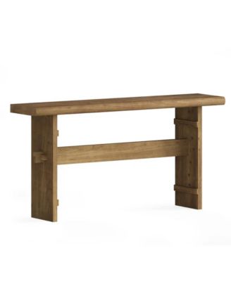Wood Entryway Console Table, Sofa Table for Behind Couch