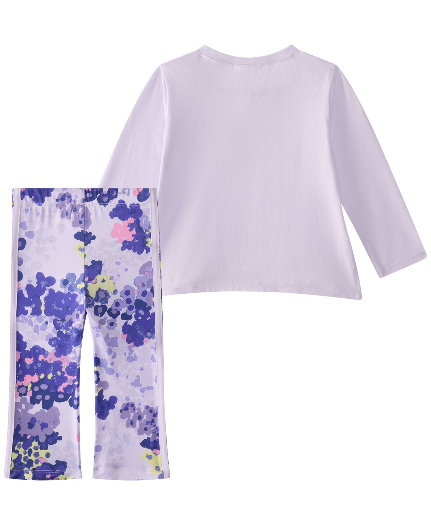 Baby Girls' Long-Sleeve T-Shirt and Pants, 2-Piece Set