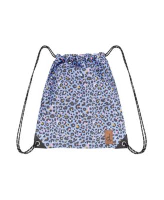 Little Girl Leopard Practical Lightweight Spacious Drawstring Bag