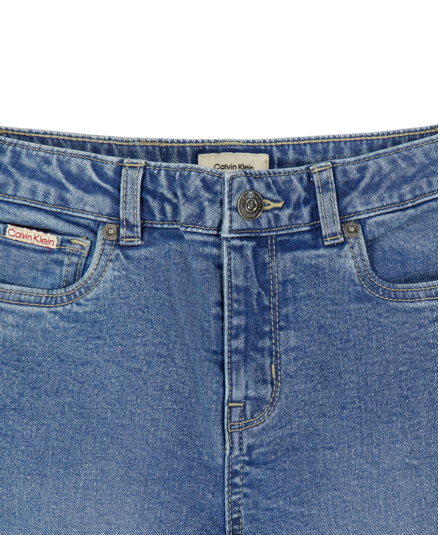 Girls' 7-16 2-Tone Flared Denim Jeans