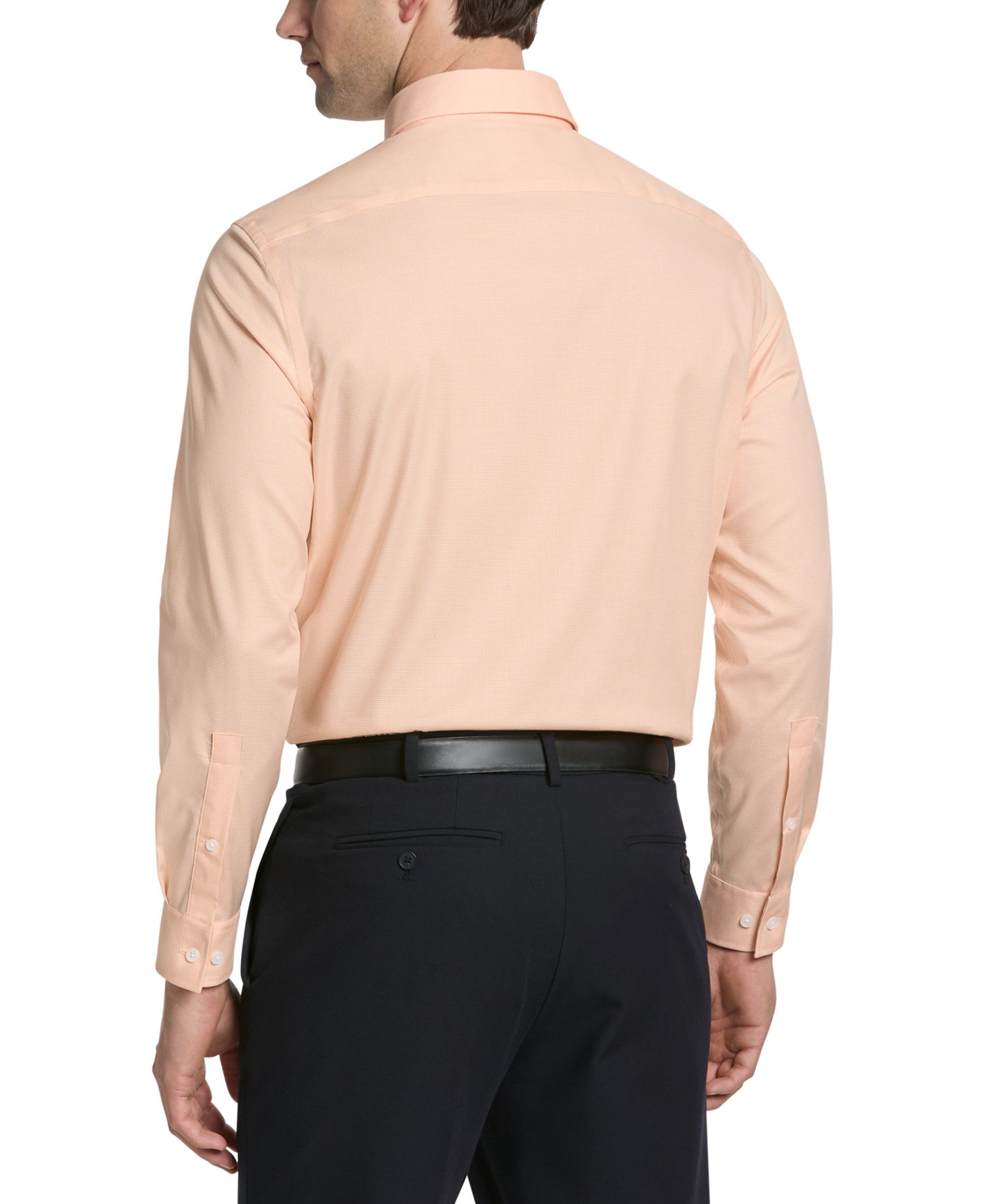 Men's Long-Sleeve Solid Dress Shirt