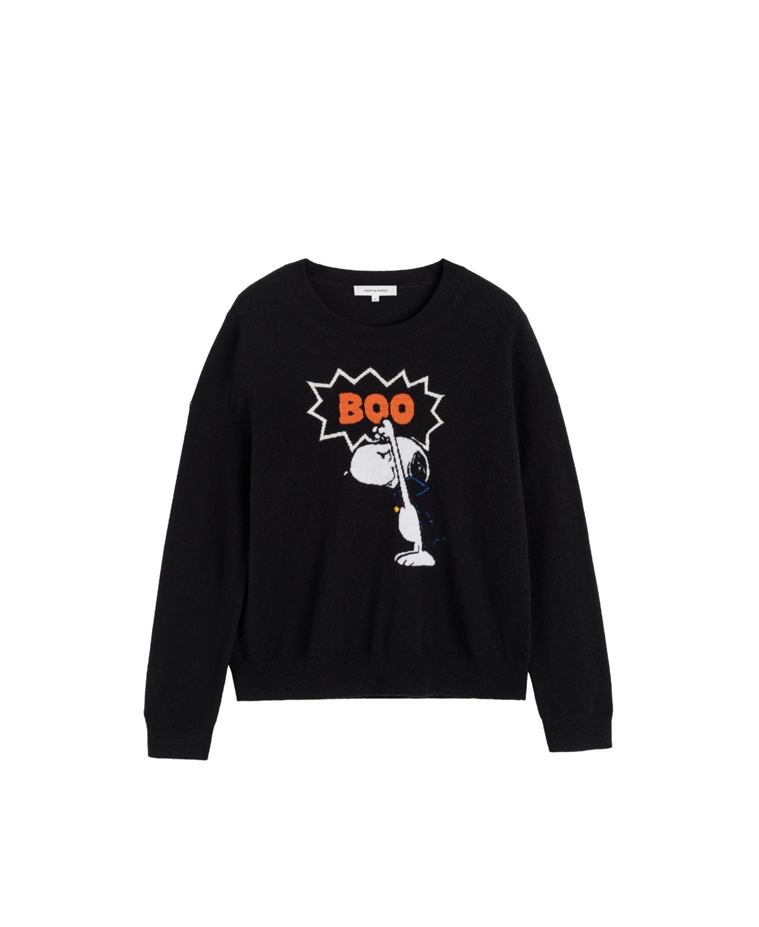 Women's Wool-Cashmere Snoopy Boo Sweater