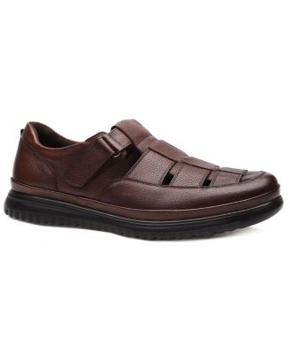Men's Premium Comfort Leather Closed Toe Casual Sandals Memphis
