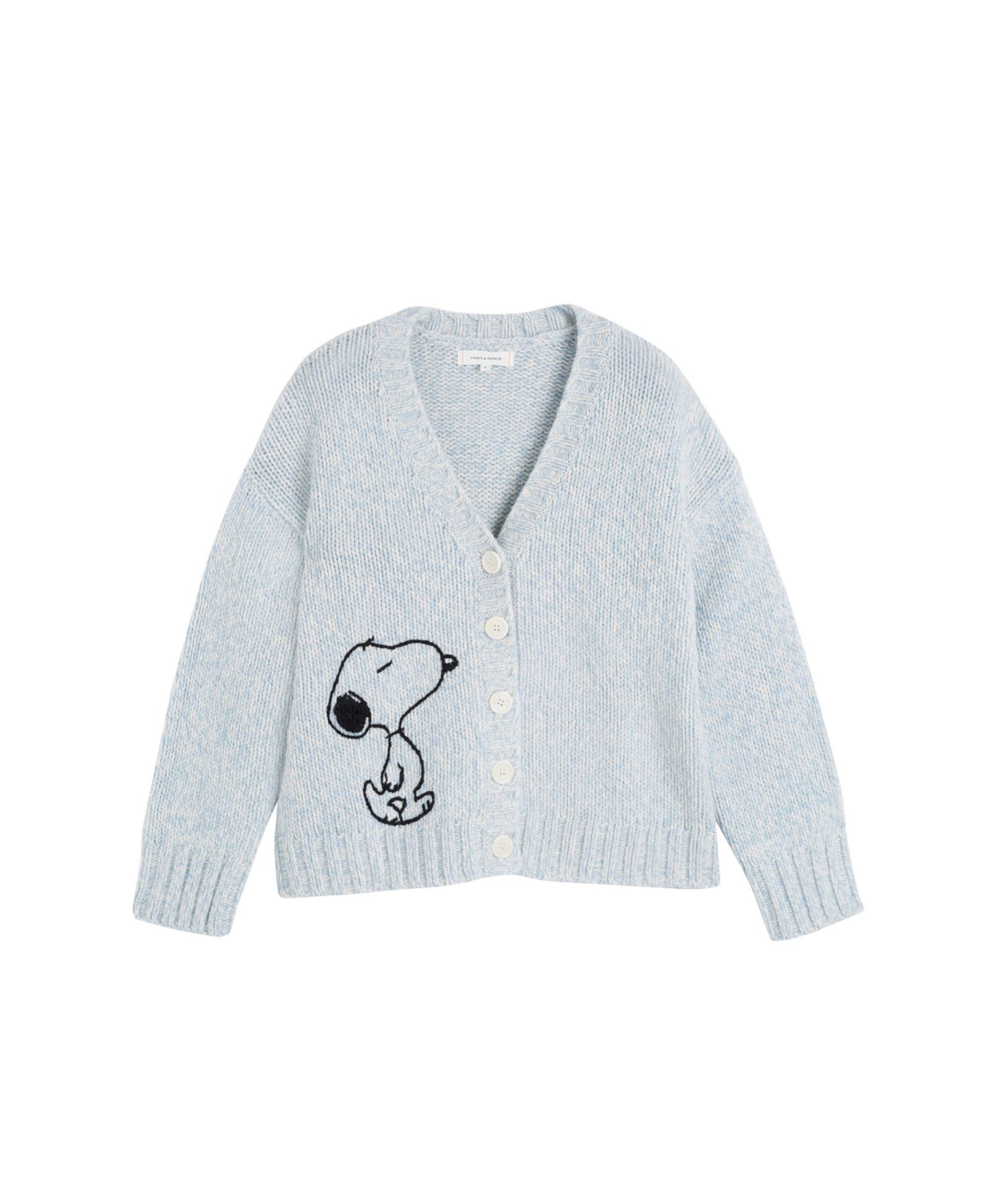 Chinti and Parker Women's Merino Snoopy Marl Cardigan