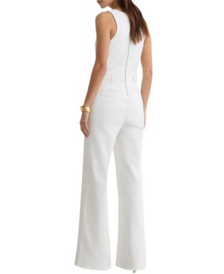 Womens' Rose Denim Racer Jumpsuit