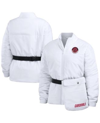 Women's White Arizona Cardinals Packaway Full-Zip Puffer Jacket