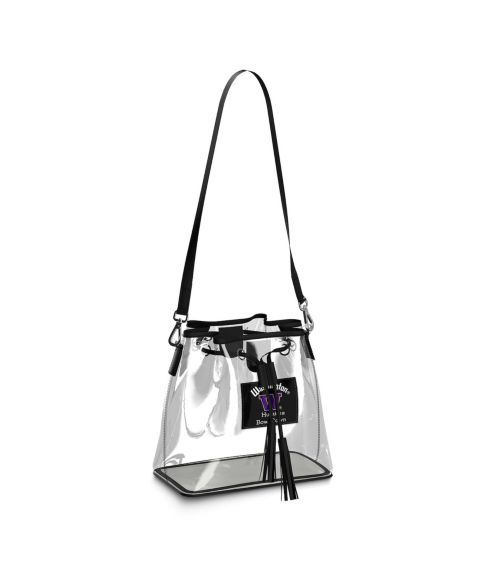 Женская сумка WEAR by Erin Andrews Washington Huskies Clear Stadium Bucket Purse