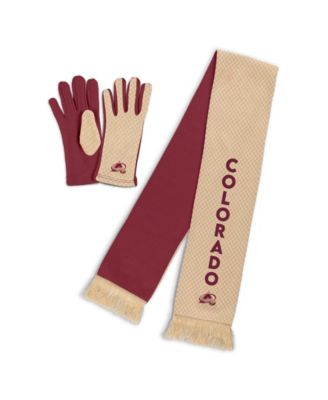 Women's Colorado Avalanche Tonal Microcheck Scarf Glove Set