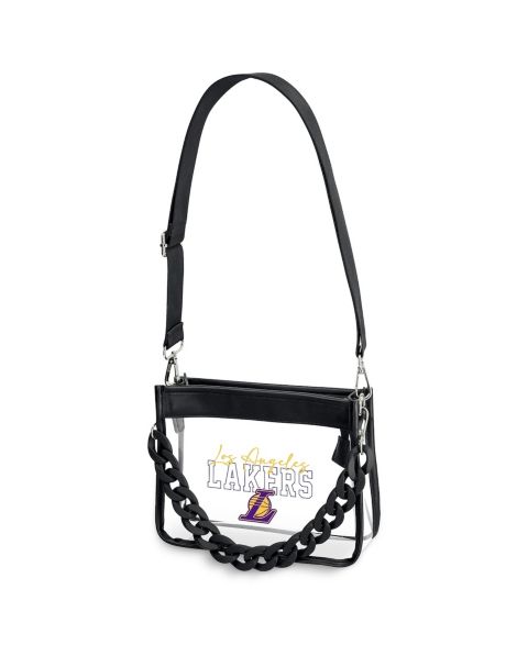 Женская сумка WEAR by Erin Andrews Los Angeles Lakers Plastic Chain Mini Crossbody