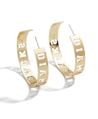 x Baublebar Arizona Diamondbacks Large Cutout Hoop Earrings