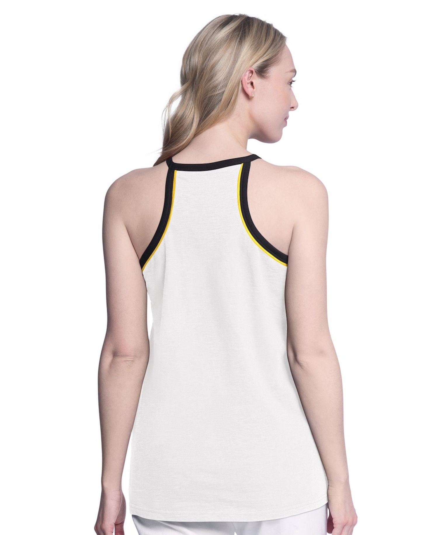 Women's G-III 4Her by Carl Banks White Pittsburgh Pirates Curveball Tank Top
