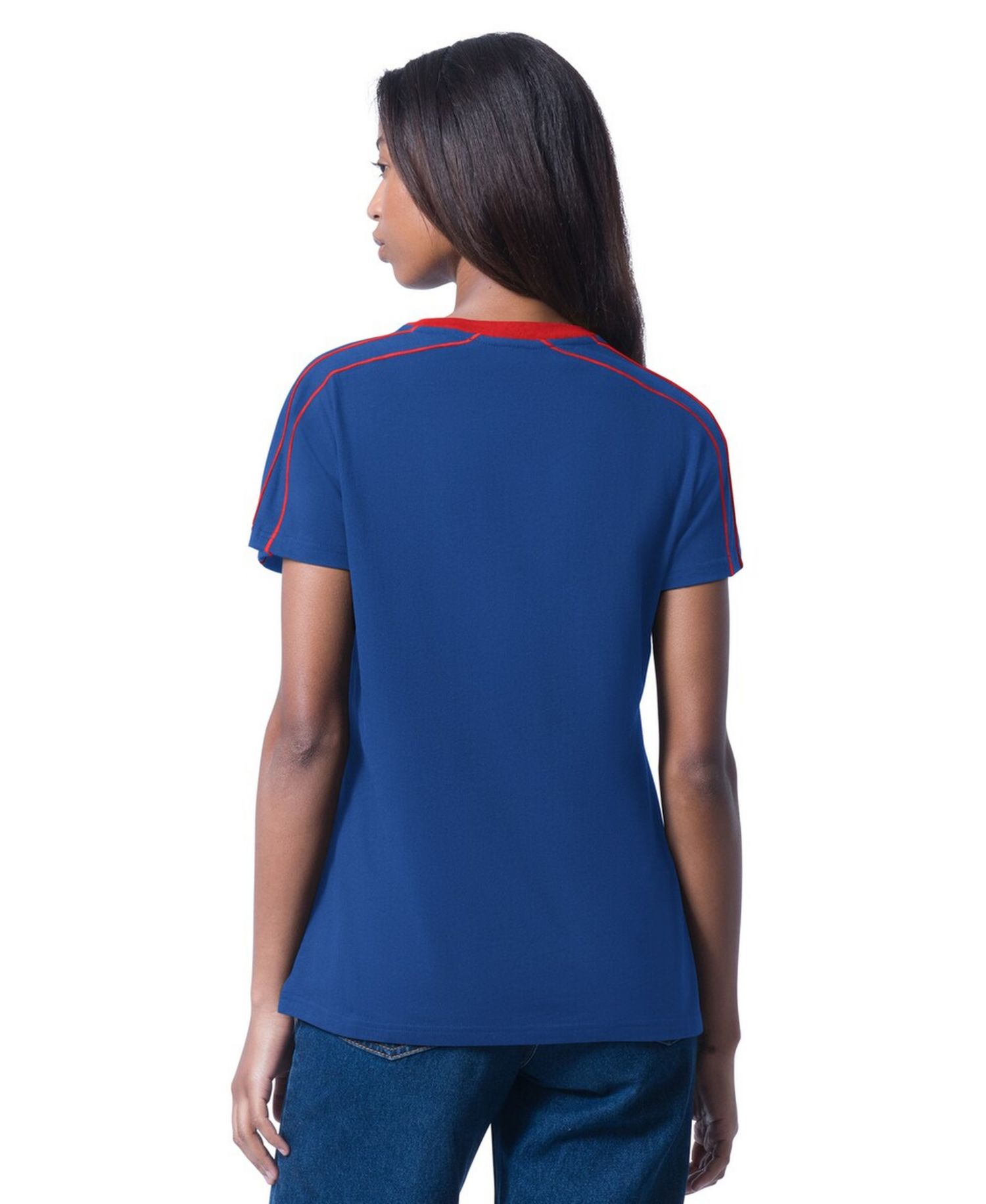 Women's Blue Kyle Larson Coaching T-Shirt