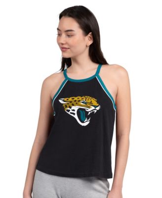 Women's Black Jacksonville Jaguars Redemption Win Slub Tank Top
