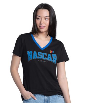 Women's Black NASCAR Merchandise Best Team V-Neck T-Shirt