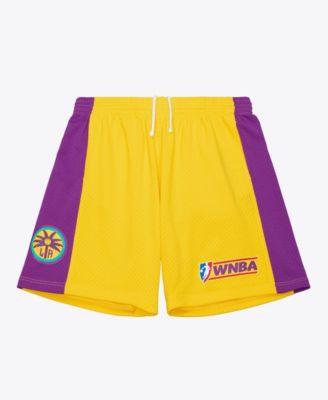 Men's Gold Los Angeles Sparks 2001 Court Origins Swingman Shorts