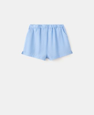 Women's Striped Lyocell Shorts