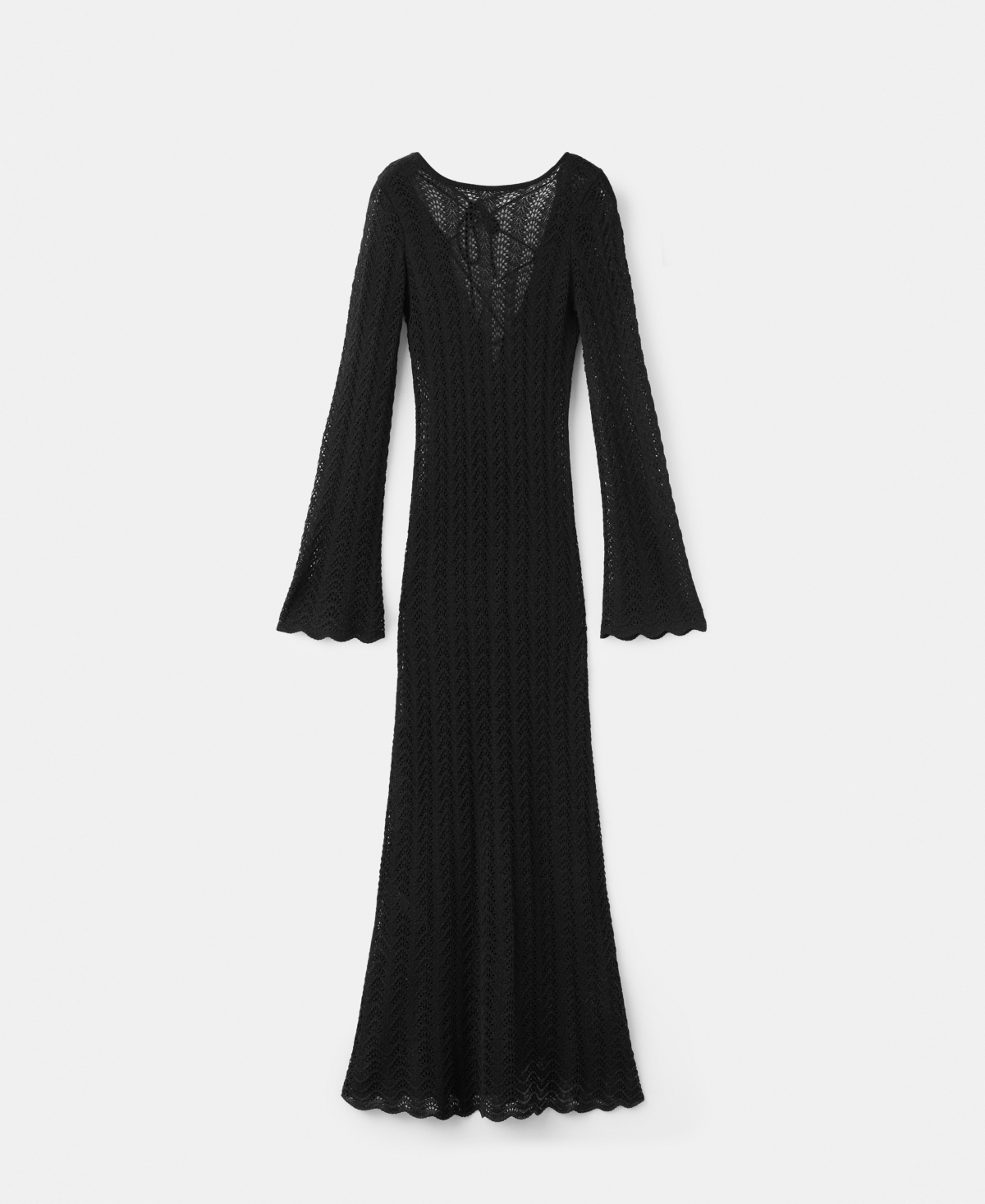 Mango Women's Crochet Long Dress