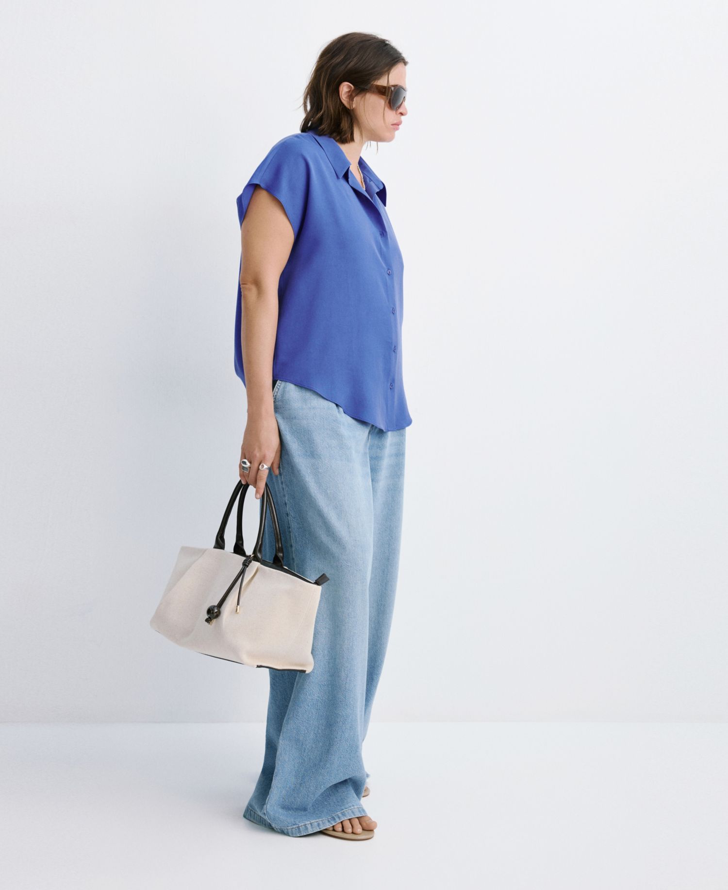 Women's Short-Sleeved Lyocell Shirt