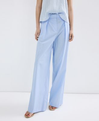 Women's Pinstripe Lyocell Pants