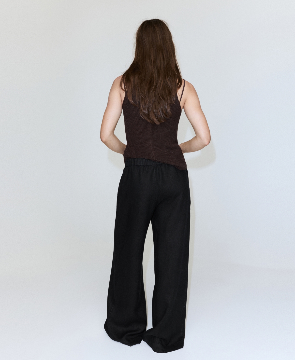 Mango Women's Buttons Linen Pants