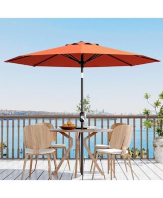 10 Feet  Outdoor Table Patio Umbrella, Waterproof UV Protection for Garden, Backyard, Poolside