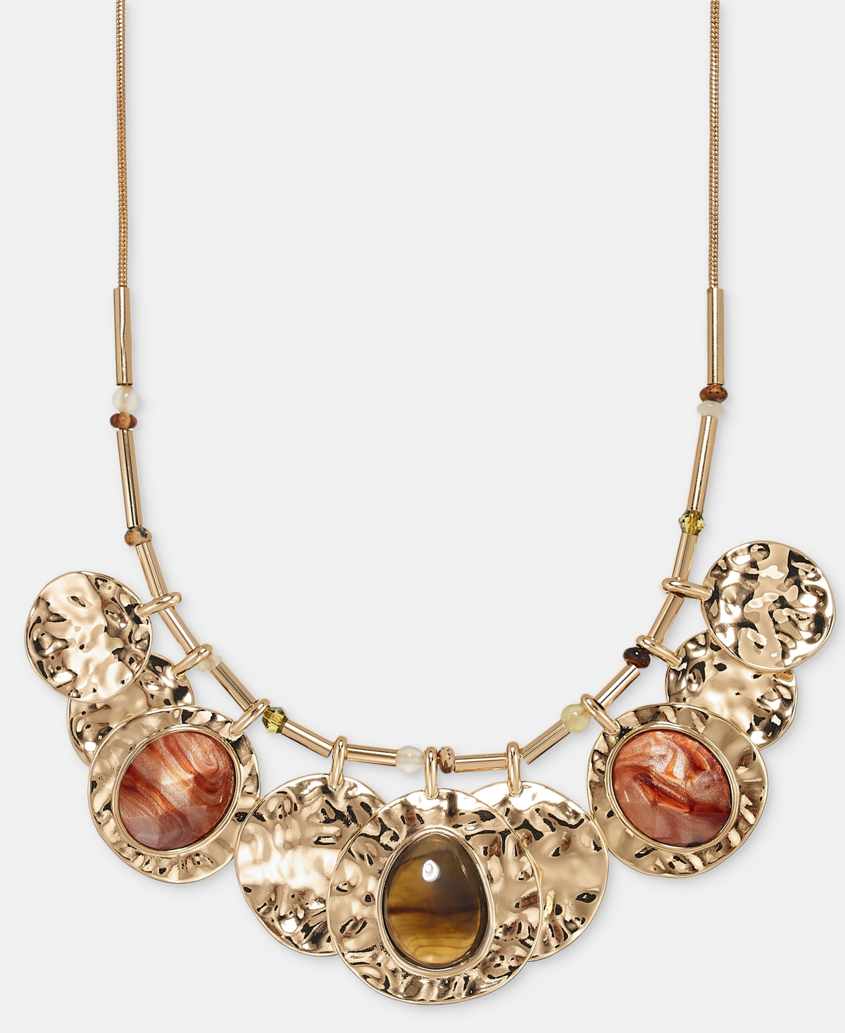 Style & Co Multi-Jewel Shaky Statement Necklace, 16" + 3" extender, Macy's Exclusive